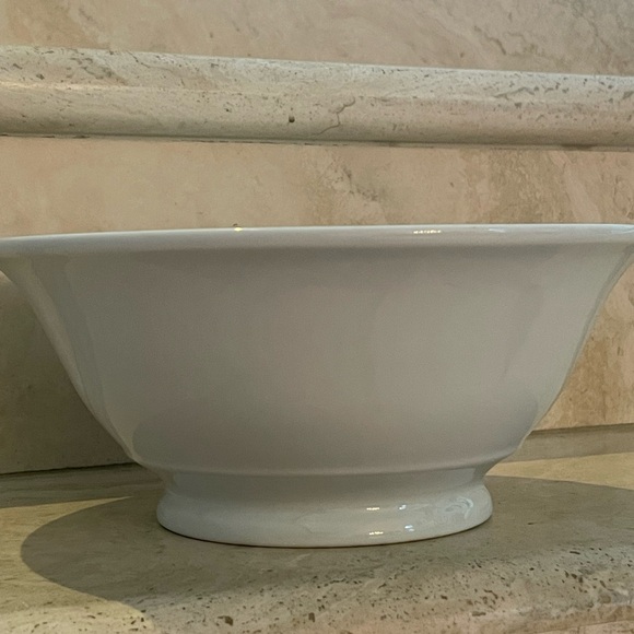 Apilco Bowl Classic Whiteware Porcelain Tulip Bowl Salad Serving WILLIAMS SONOMA - Picture 6 of 11